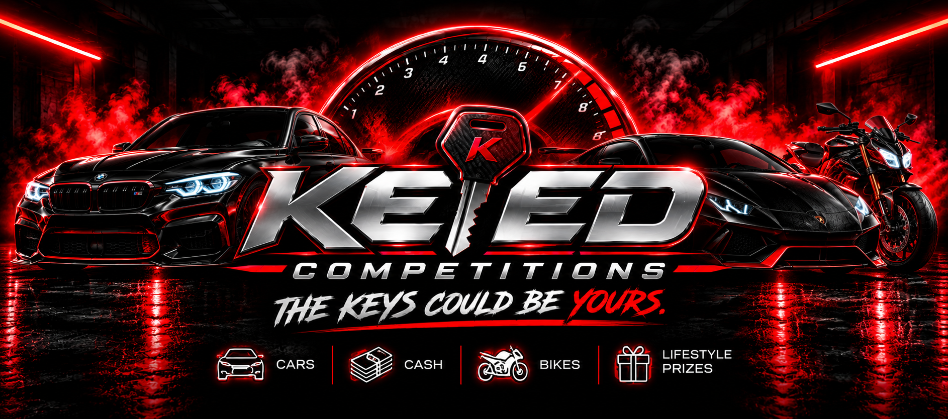 KEYED COMPETITIONS — The keys could be yours banner